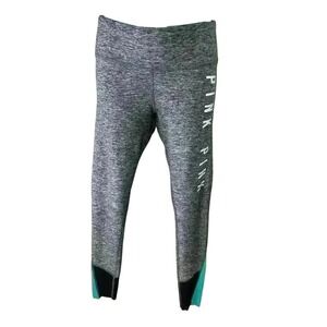 PINK Victoria's Secret Gray Heathered Capri Leggings Athletic‎ Activewear